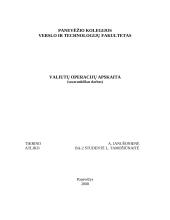 Valiutų operacijų apskaita