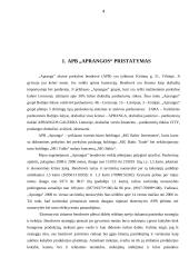 Veiklos analizė ir įvertinimas: APB "Apranga" 4 puslapis
