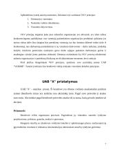 Veiklos vertinimas remiantis kokybės vadybos principais: UAB "X" 7 puslapis