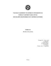 Verslo pagrindai ir kūrimas