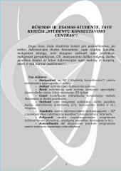Verslo idėja: IĮ "Studentų konsultavimo centras" 2 puslapis