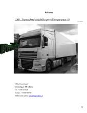 Verslo planas: krovinių ir keleivių vežimas UAB "Transšukšta" 18 puslapis