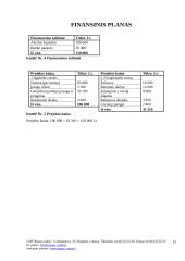 Verslo planas: želdinių projektavimas  UAB "Rojaus Sodas" 13 puslapis