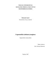 Ergonomiško kabineto įrengimas
