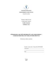 Charakteristika ir veiklos dokumentai: UAB "BTA Draudimas"