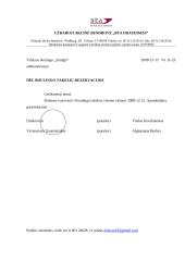 Charakteristika ir veiklos dokumentai: UAB "BTA Draudimas" 12 puslapis