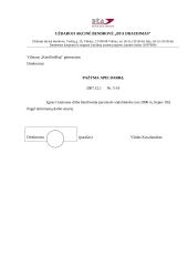 Charakteristika ir veiklos dokumentai: UAB "BTA Draudimas" 14 puslapis