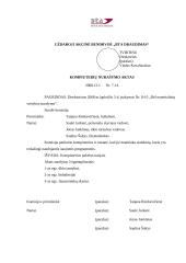 Charakteristika ir veiklos dokumentai: UAB "BTA Draudimas" 16 puslapis