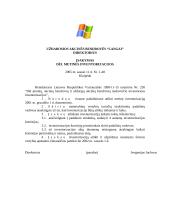 Dokumentų įforminimo pavyzdžiai 18 puslapis