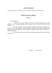 Dokumentų pavyzdžiai - profesionalūs 2 puslapis