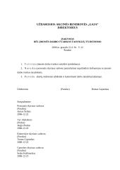 Įstaigos rengiami dokumentai 15 puslapis