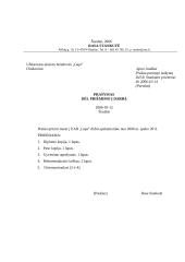 Įstaigos rengiami dokumentai 19 puslapis