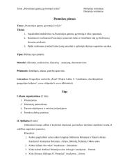 Geografijos pamokos planas: "Prancūzijos gamta, gyventojai ir ūkis"