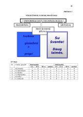 Informatikos pamokų planas 20 puslapis