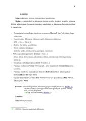 Informatikos pamokų planas 6 puslapis