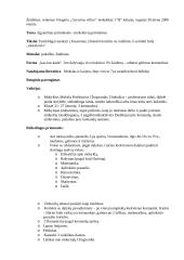 Renginio planas: "Egzaminas pirmokams – moksleivių priėmimas"