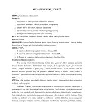 Renginio planas: 4 klasės mokinių popietė