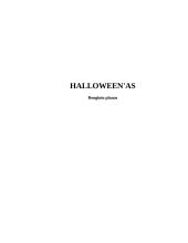 Renginio planas: Halloweenas