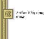 Antikos ir šių dienų teatras 2 puslapis
