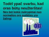 Atmosferos tarša mūsų planetoje 7 puslapis