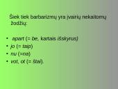 Barbarizmai iš kitų kalbų 16 puslapis