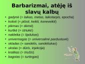 Barbarizmai iš kitų kalbų 19 puslapis