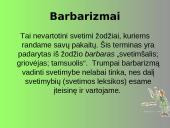 Barbarizmai iš kitų kalbų 3 puslapis
