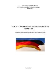 Vokietijos Federacinės Respublikos etiketas