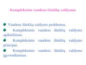 Ekonominiai vandens išteklių naudojimo aspektai 10 puslapis