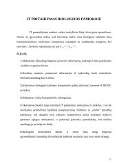 Informacinės technologijos ir biologija 11 puslapis
