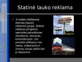 Lauko reklamos esmė ir tikslas 8 puslapis