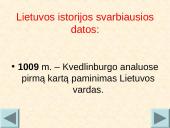 Lietuvos ir pasaulio istorijos svarbiausios datos 3 puslapis