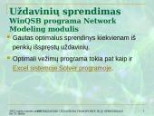 Optimizavimo uždaviniai transporte ir jų sprendimas 13 puslapis