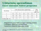 Optimizavimo uždaviniai transporte ir jų sprendimas 5 puslapis