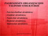 Pagrindiniai organizacinių valdymo struktūrų tipai 5 puslapis