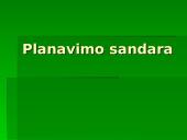 Planavimo sandara