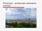 Renesansas: Florencija 8 puslapis