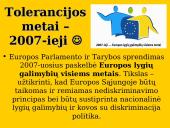 Tolerancija – neigimo nebuvimas 17 puslapis