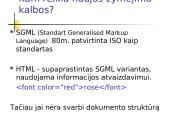 XML programavimo kalba 4 puslapis