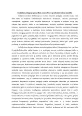 Socialinio pedagogo kompetencijos bendrojo lavinimo mokyklose 4 puslapis