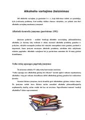 Alkoholio vartojimas, poveikis sveikatai 4 puslapis