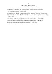 Aplinkos apsaugos politika Europos Sąjungoje (ES) 16 puslapis