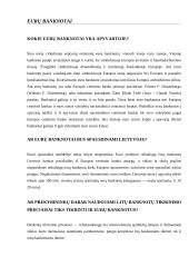 Ar verta įvesti eurą Lietuvoje? 11 puslapis