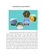 Atsinaujinantys energijos šaltiniai ir jų tipai 3 puslapis