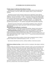 Automobiliniai techniniai skysčiai