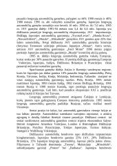 Automobilių gamybos geografija 5 puslapis