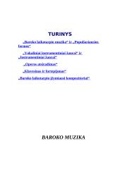 Baroko laikotarpio muzika. Įžymiausi kompozitoriai 18 puslapis