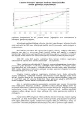 Bendrojo vidaus produkto kitimas Lietuvoje 8 puslapis