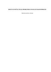 Besivystančių šalių problemos globalioje ekonomikoje