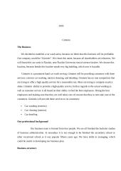 Business plan: car wash "Giminės" 2 puslapis